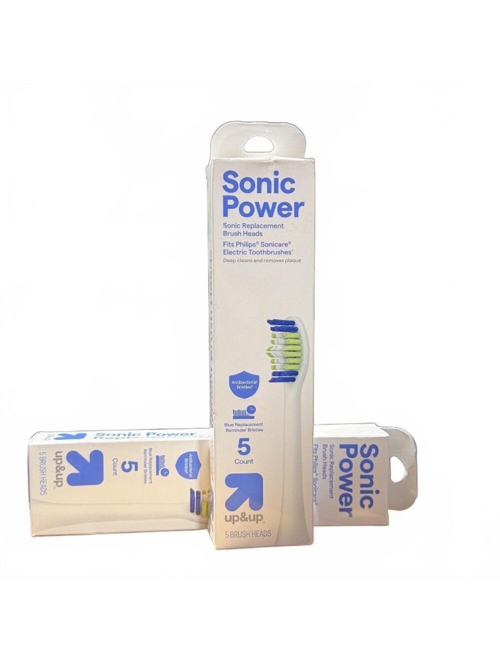 Up&Up Sonic Toothbrush Replacement Brush Heads - 10x - Fit Philip Sonicare Base